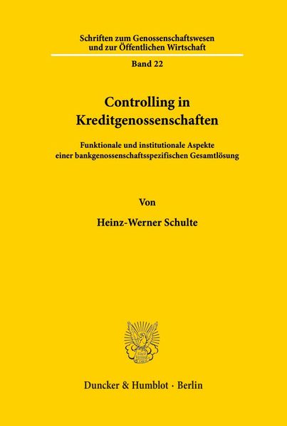 Controlling in Kreditgenossenschaften.