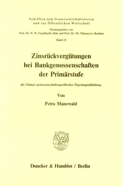 Zinsrückvergütungen bei Bankgenossenschaften der Primärstufe