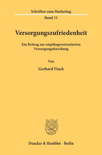 Versorgungszufriedenheit.