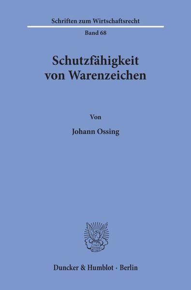 Schutzfähigkeit von Warenzeichen.