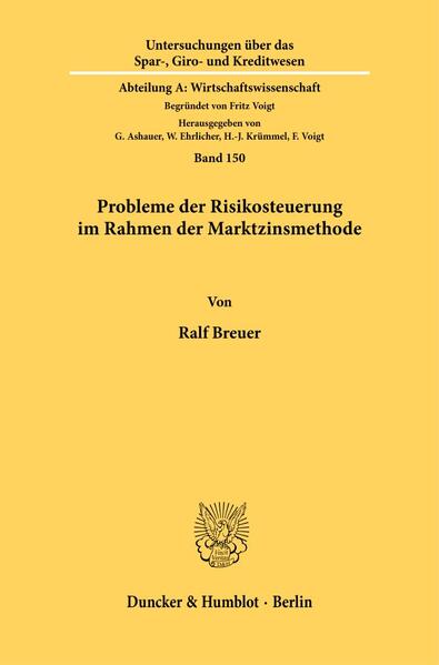 Probleme der Risikosteuerung im Rahmen der Marktzinsmethode.