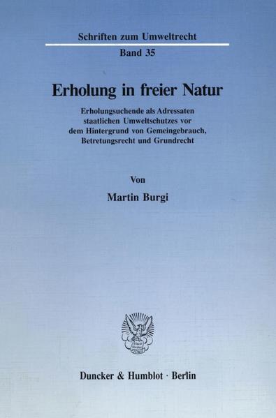 Erholung in freier Natur.