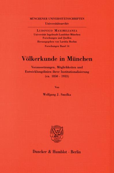 Völkerkunde in München.