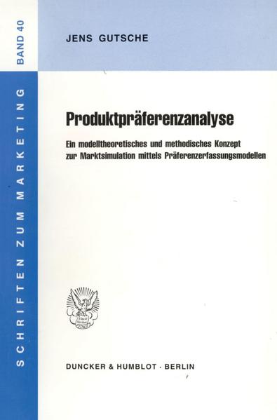 Produktpräferenzanalyse.