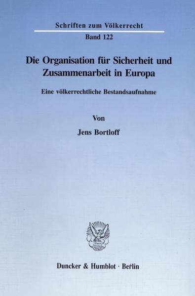 Die Organisation für Sicherheit und Zusammenarbeit in Europa.