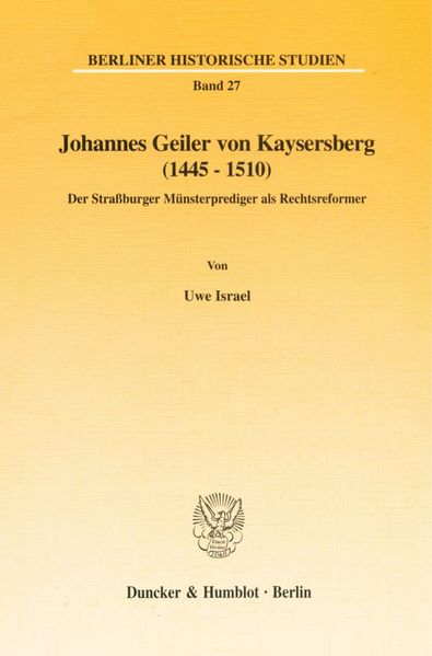 Johannes Geiler von Kaysersberg (1445–1510).