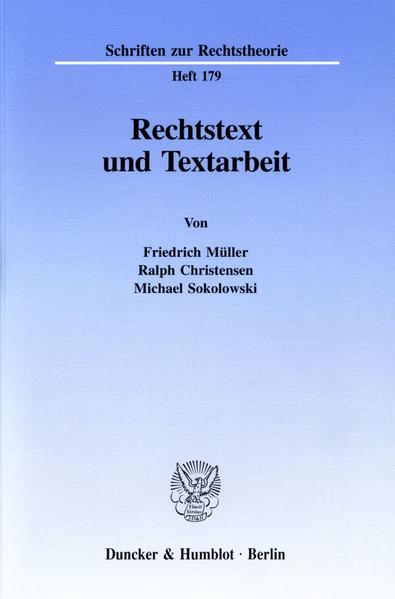 Rechtstext und Textarbeit.