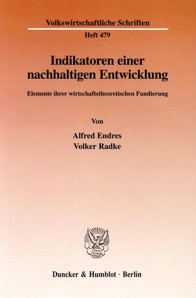 Indikatoren einer nachhaltigen Entwicklung.
