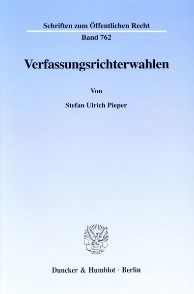 Verfassungsrichterwahlen.