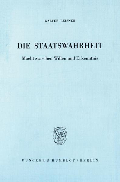 Die Staatswahrheit.