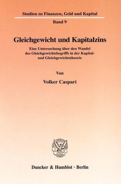 Gleichgewicht und Kapitalzins.