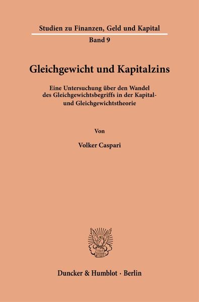 Gleichgewicht und Kapitalzins.