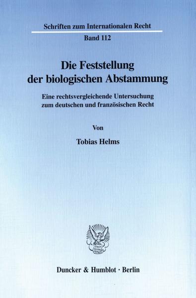 Die Feststellung der biologischen Abstammung.