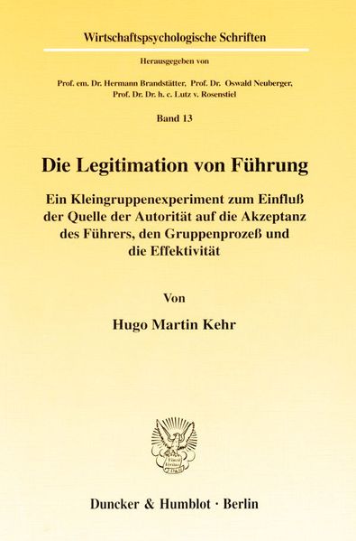Die Legitimation von Führung.