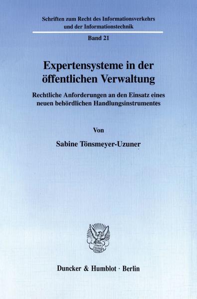 Expertensysteme in der öffentlichen Verwaltung.