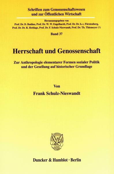 Herrschaft und Genossenschaft.