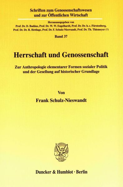 Herrschaft und Genossenschaft.
