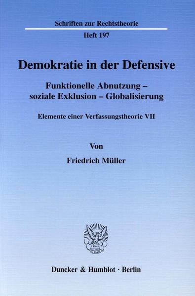 Demokratie in der Defensive.