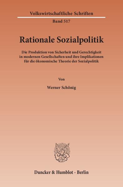 Rationale Sozialpolitik.