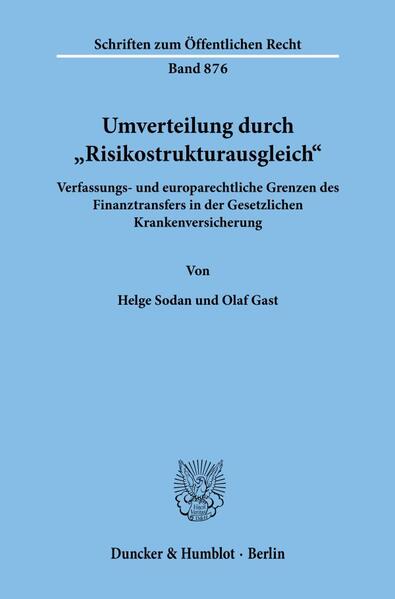 Umverteilung durch "Risikostrukturausgleich".