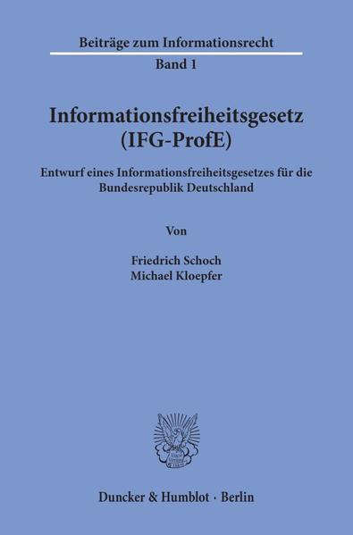 Informationsfreiheitsgesetz (IFG-ProfE).