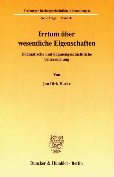 Irrtum über wesentliche Eigenschaften.