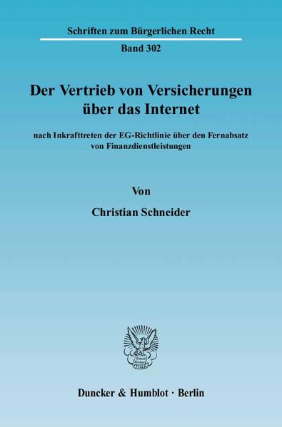 Der Vertrieb von Versicherungen über das Internet