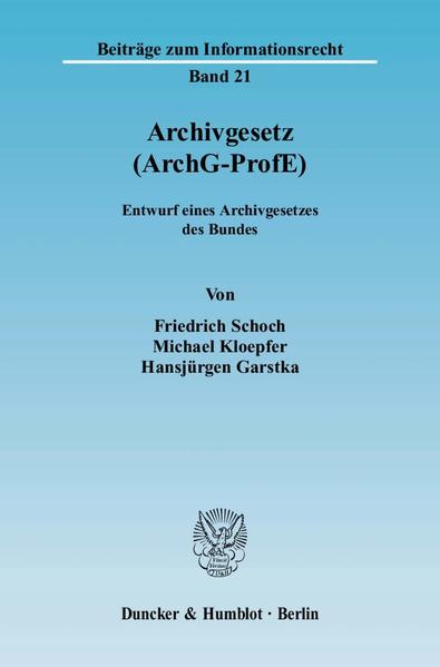 Archivgesetz (ArchG-ProfE).