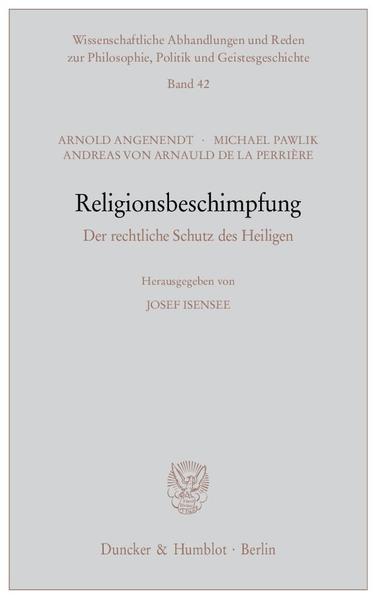 Religionsbeschimpfung.