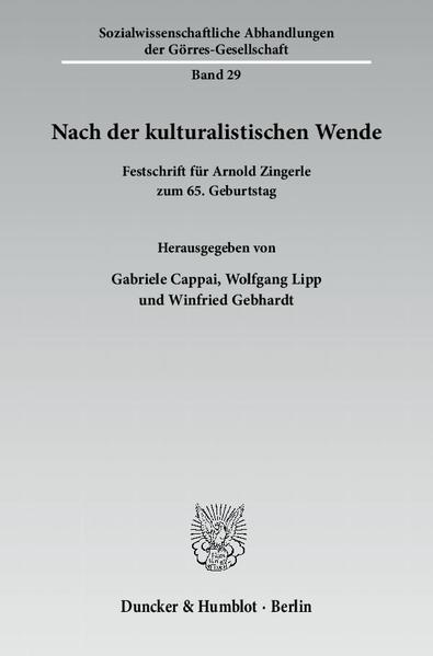 Nach der kulturalistischen Wende.