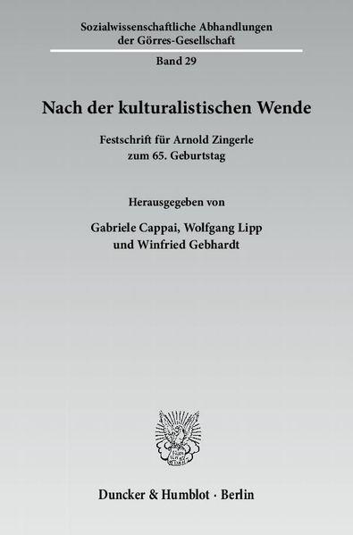 Nach der kulturalistischen Wende.