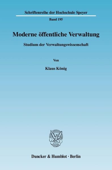 Moderne öffentliche Verwaltung.