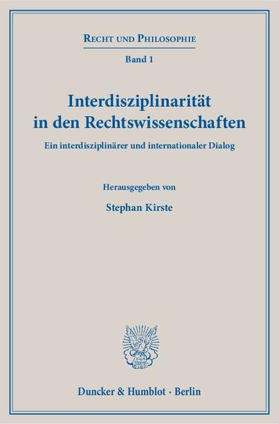 Interdisziplinarität in den Rechtswissenschaften.