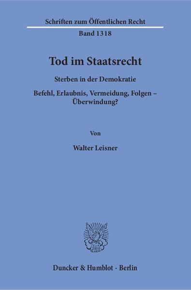 Tod im Staatsrecht.