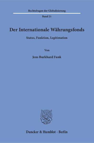 Der Internationale Währungsfonds.