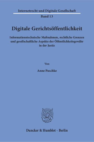 Digitale Gerichtsöffentlichkeit.