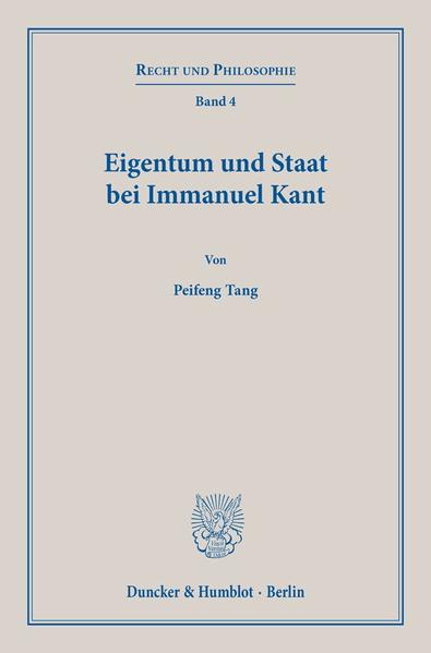Eigentum und Staat bei Immanuel Kant.