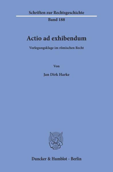 Actio ad exhibendum.