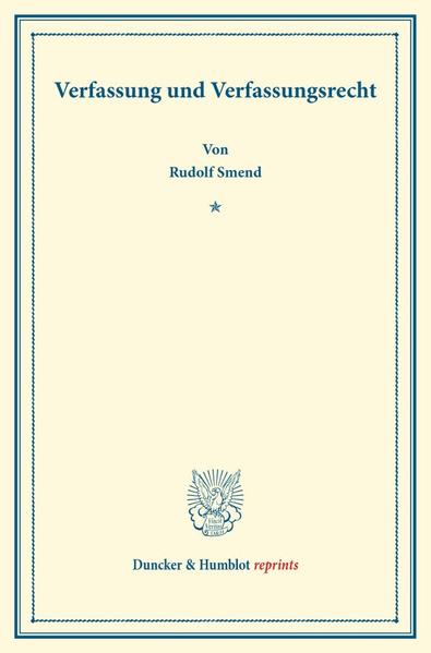 Verfassung und Verfassungsrecht.
