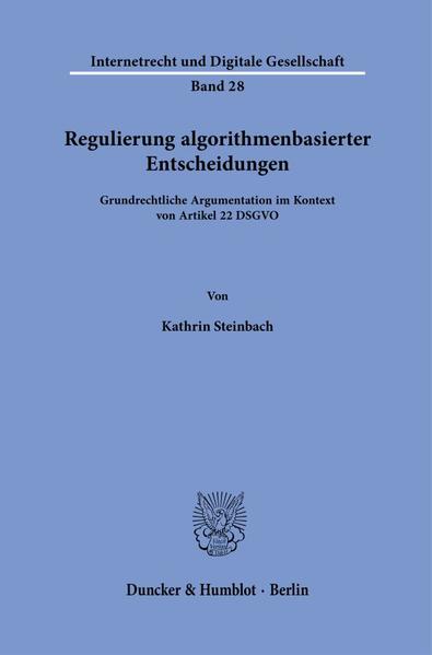 Regulierung algorithmenbasierter Entscheidungen.