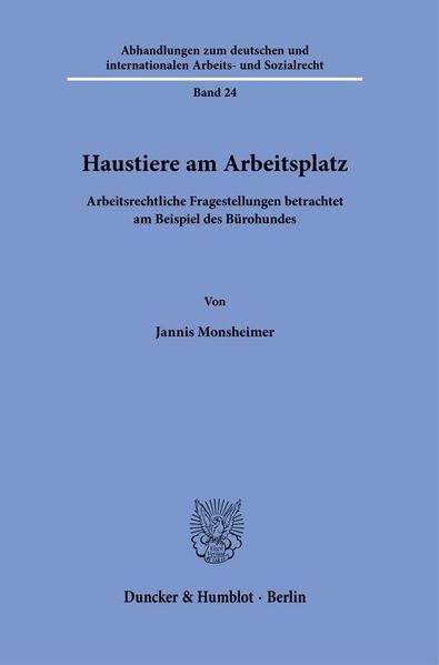 Haustiere am Arbeitsplatz