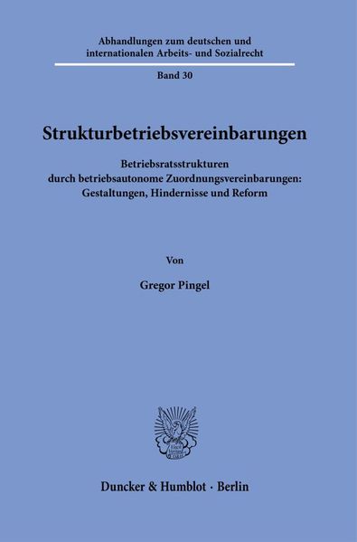 Strukturbetriebsvereinbarungen
