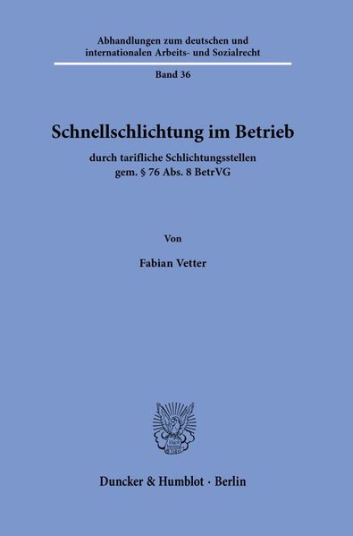 Schnellschlichtung im Betrieb