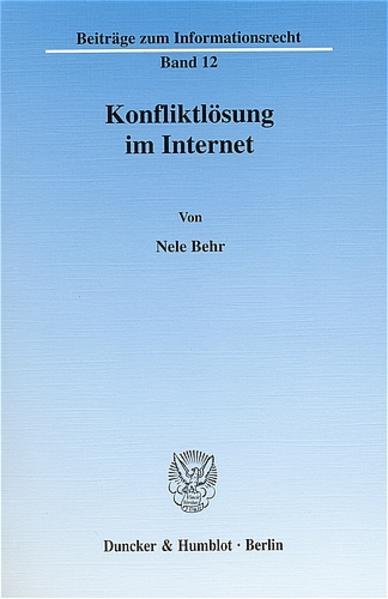 Konfliktlösung im Internet.