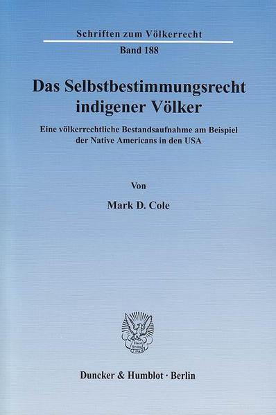 Das Selbstbestimmungsrecht indigener Völker.