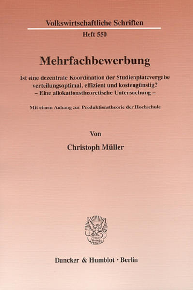 Mehrfachbewerbung.