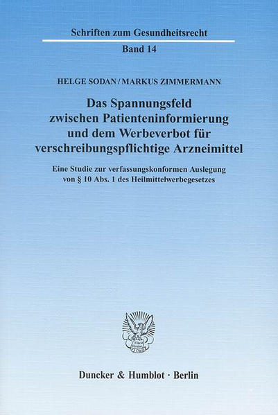 Das Spannungsfeld zwischen Patienteninformierung und dem Werbeverbot für verschreibungspflichtige Arzneimittel.