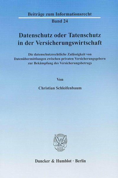 Datenschutz oder Tatenschutz in der Versicherungswirtschaft.