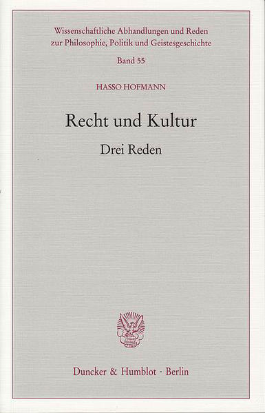 Recht und Kultur.
