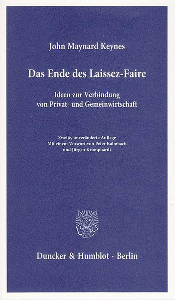 Das Ende des Laissez-Faire.